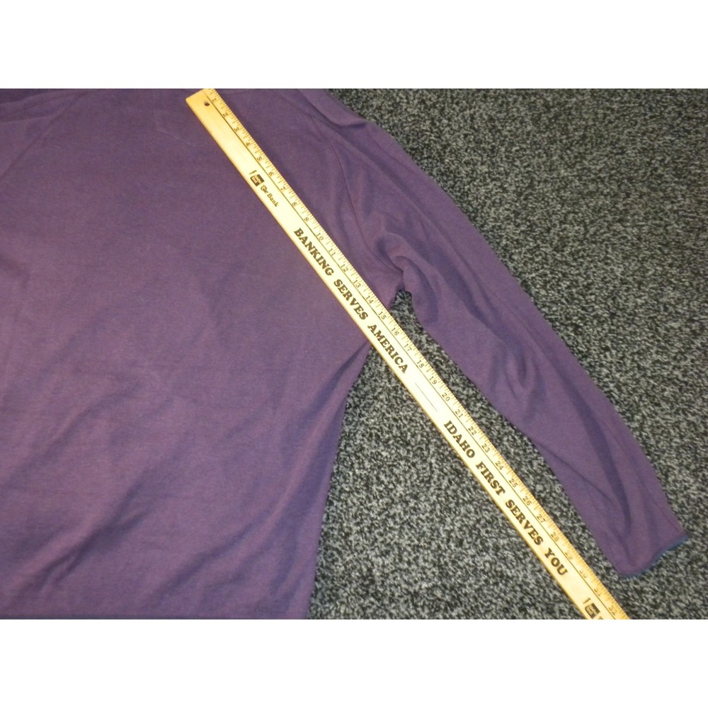 Robert Graham Sweater Mens M Purple 1/4 Zip Classic Fit Mock Neck Pullover Golf - Picture 11 of 11
